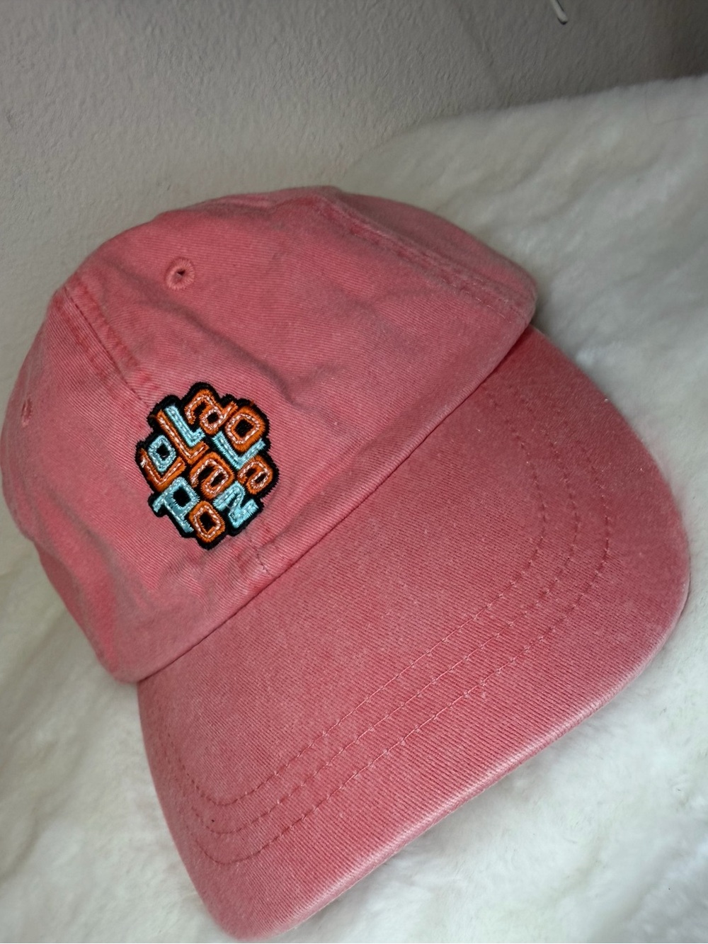 Lollapalooza 25th anniversary Baseball Cap with Embroidered Logo